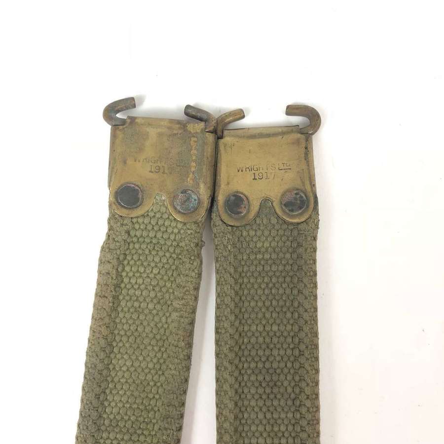 WW1 British 1908 Equipment  1917 Webbing Rifle Sling.