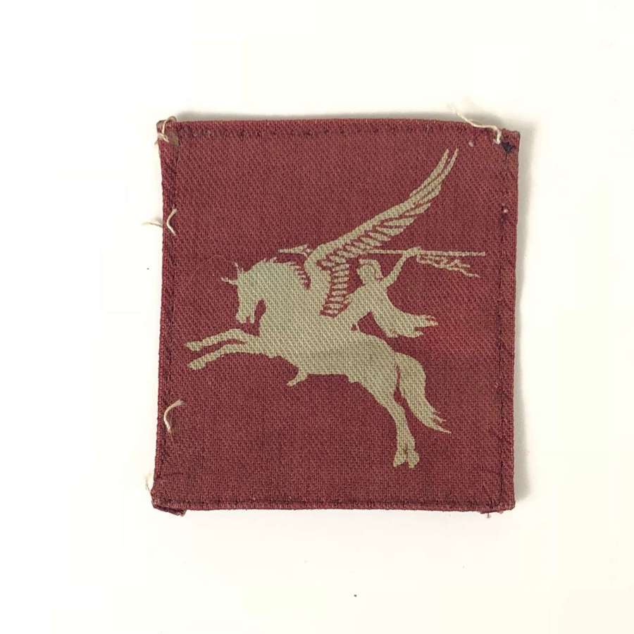 WW2 Airborne Forces Printed Pegasus Badge Used.