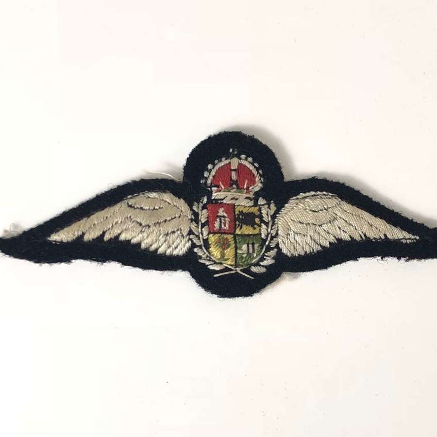 WW2 South African Air Force Pilot Wings.
