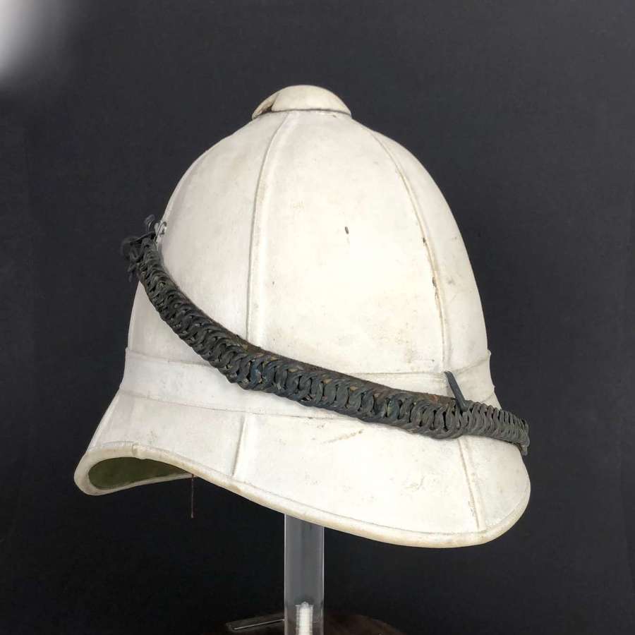 Victorian 12th Lancers Attributed Coloniel Service White Helmet