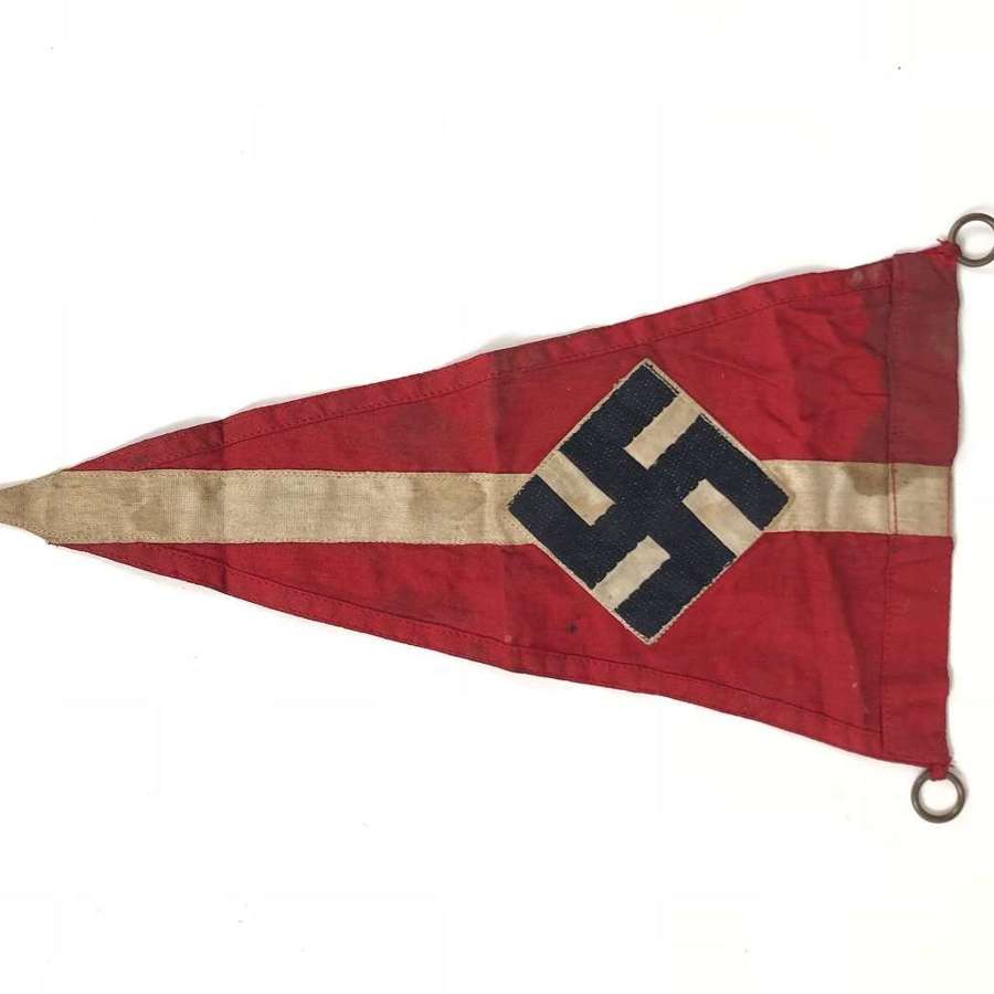 WW2 German Hitler Youth Bicycle Pennant Flag.