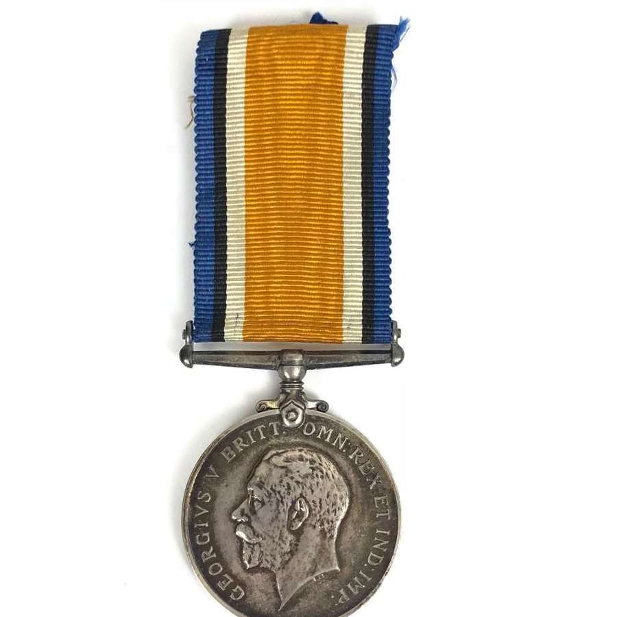 WW1 1/4th Bn Leicester Regiment Officer 1915 Casualty Medal.