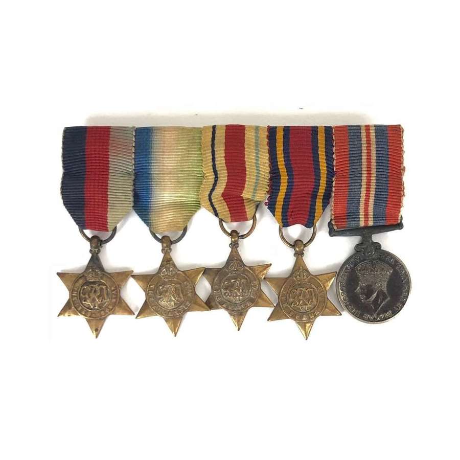 WW2 MINIATURE Campaign Medal Group.