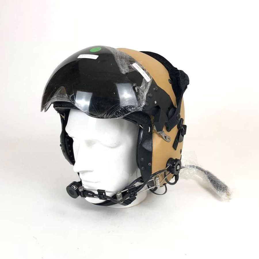 RAF Desert Storm Pattern Sand Bone Dome Flying Helmet.