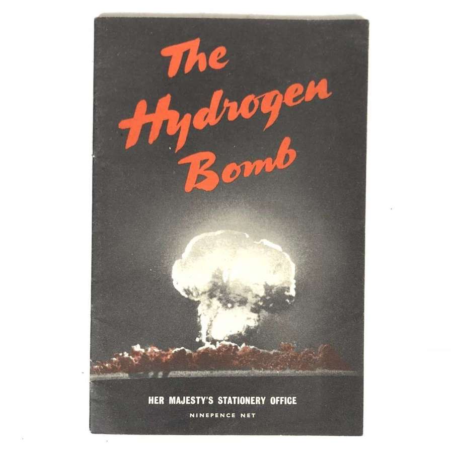 British Cold War 1957 Hydrogen Bomb Booklet.