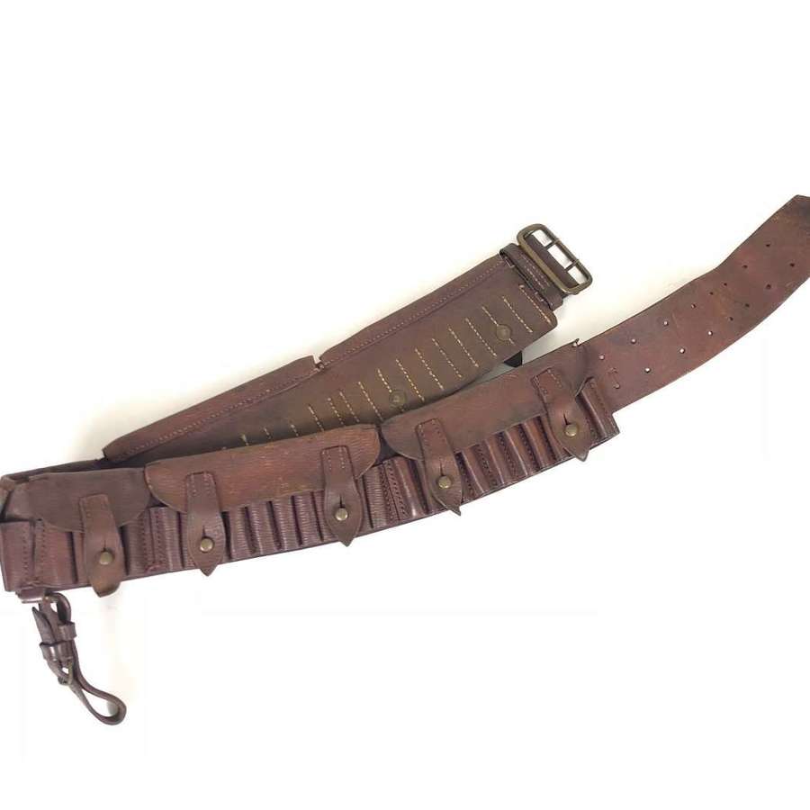 Boer War 1901 Dated Leather Bandolier.