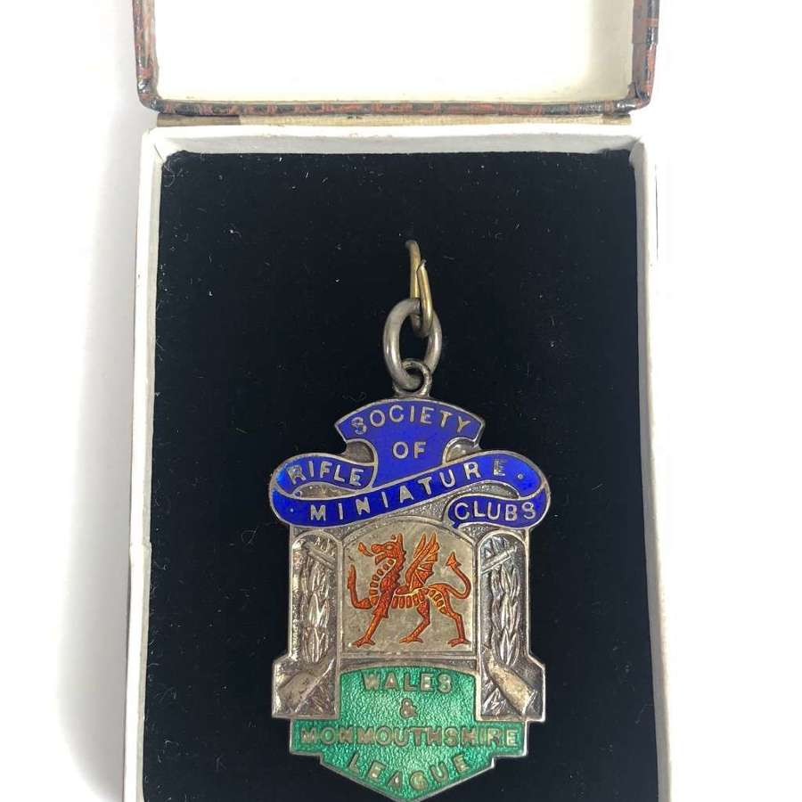 1942 Wales & Monmouthshire Miniature Rifle Shooting Medal.