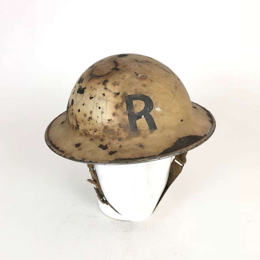WW2 1939 Senior Rescue Worker Home Front Helmet.