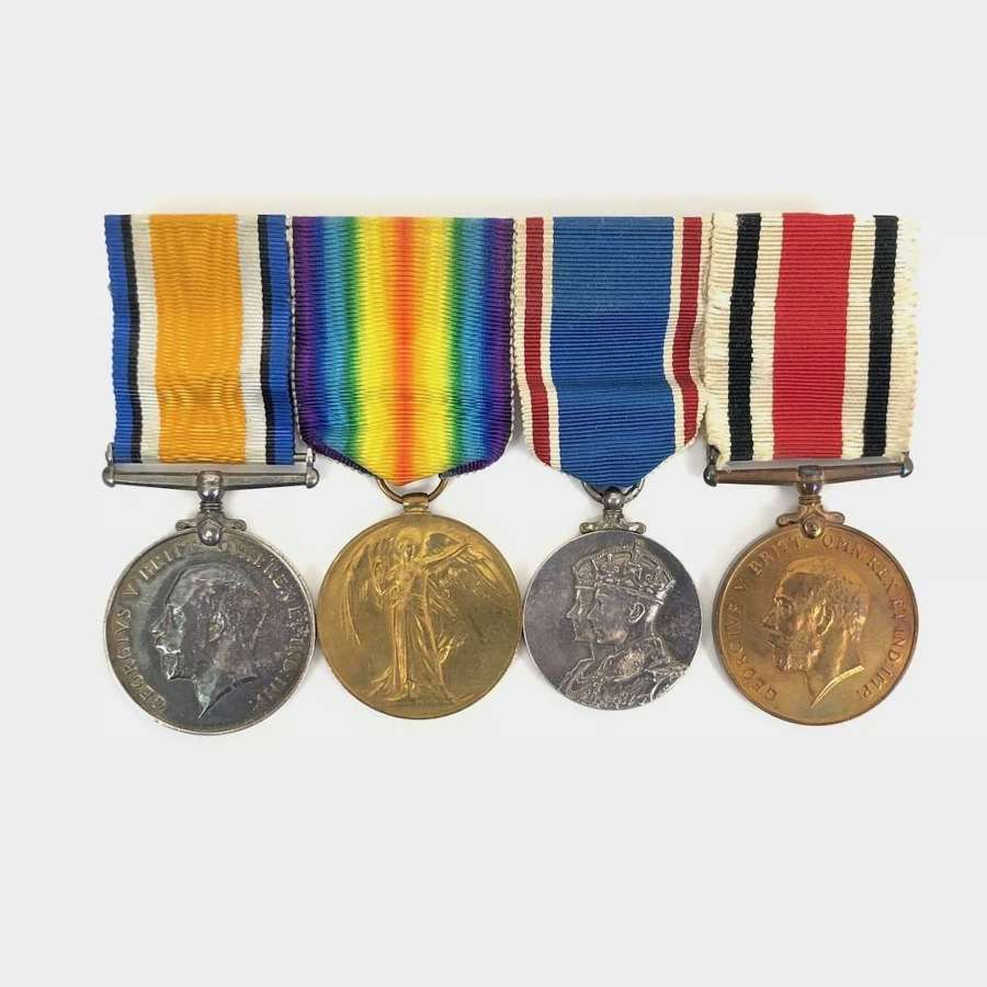 WW1 Somerset L.I. Officer Special Constabulary Inspector Medals.