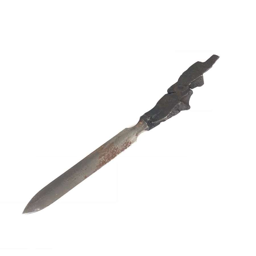 WW2 London Blitz Home Front Large Shrapnel Letter Opener.