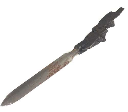 WW2 London Blitz Home Front Large Shrapnel Letter Opener.