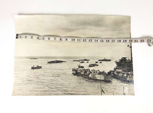 WW2  Original Very Large Press Photograph King The Invasion Beeches