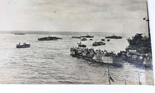 WW2 Original Very Large Press Photograph King The Invasion Beeches