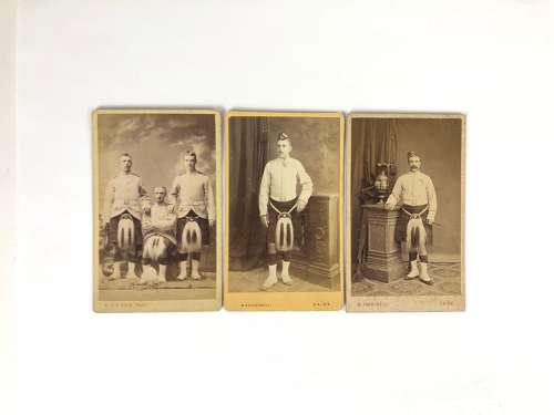 Victorian Seaforth Highlanders carte de visite. Photographs