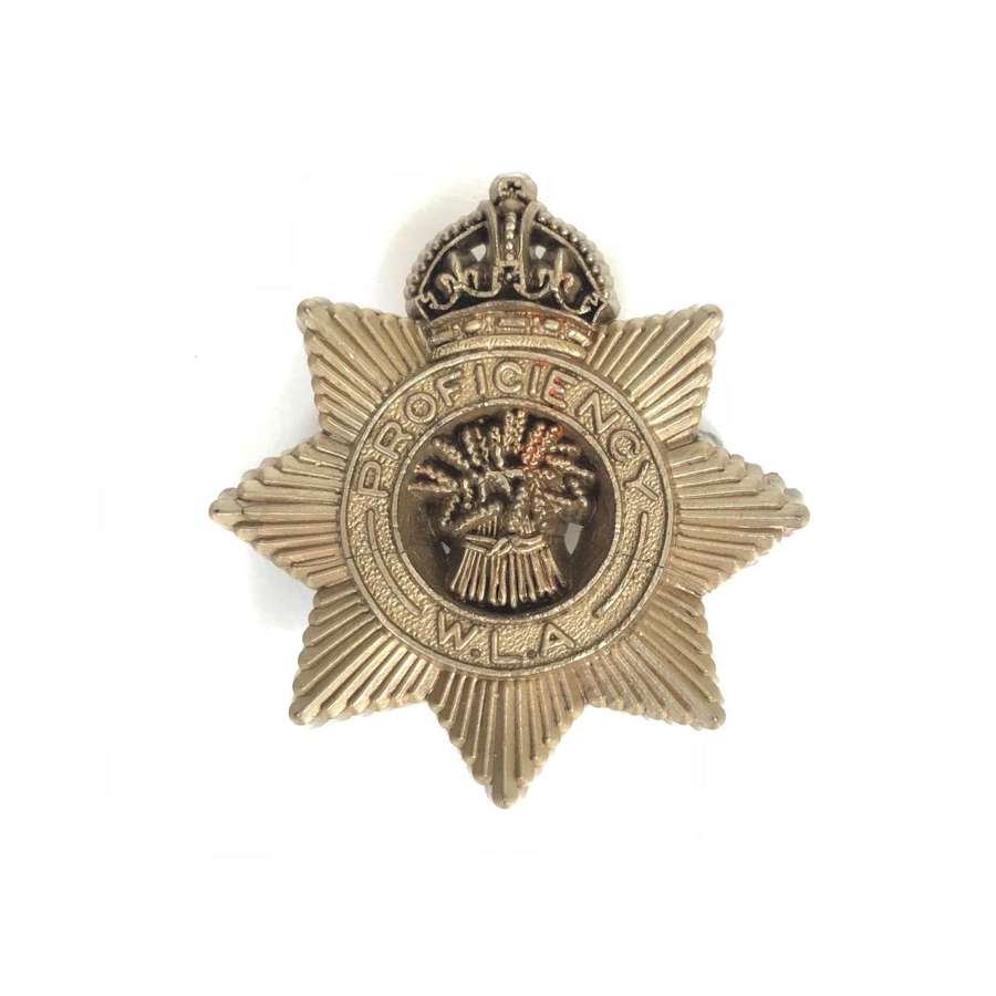 WW2 Womens Land Army proficiency plastic economy issue WLA badge