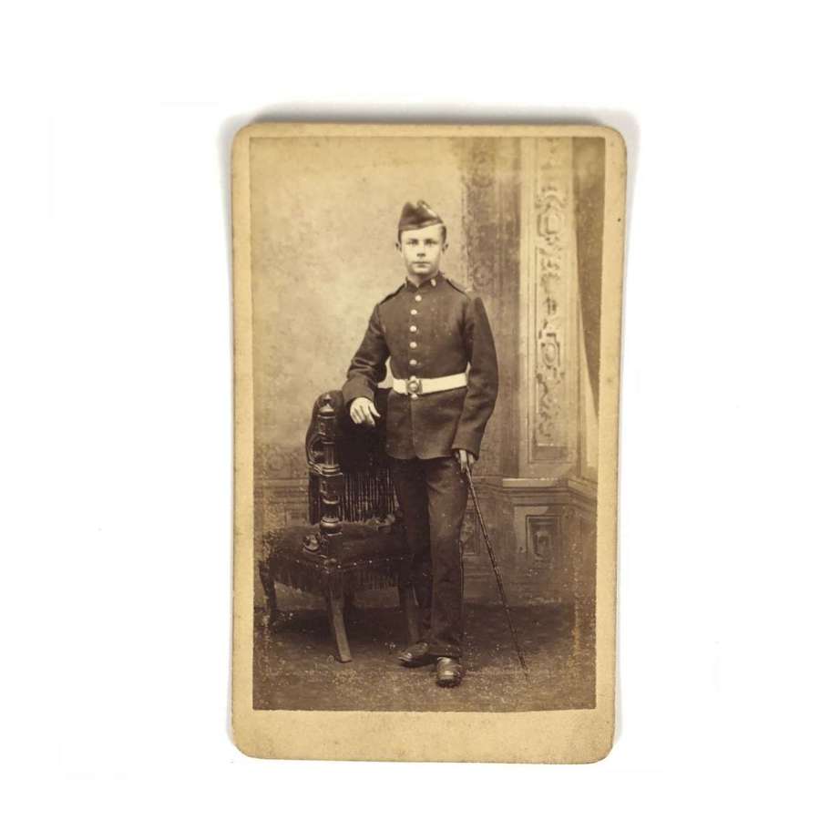 Victorian Royal West Kent Regiment carte de visite. Photograph