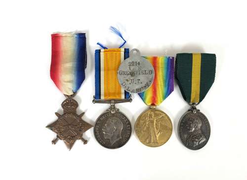 WW1 Duke of Lancaster’s Own Yeomanry Officer Group of Four Medals.
