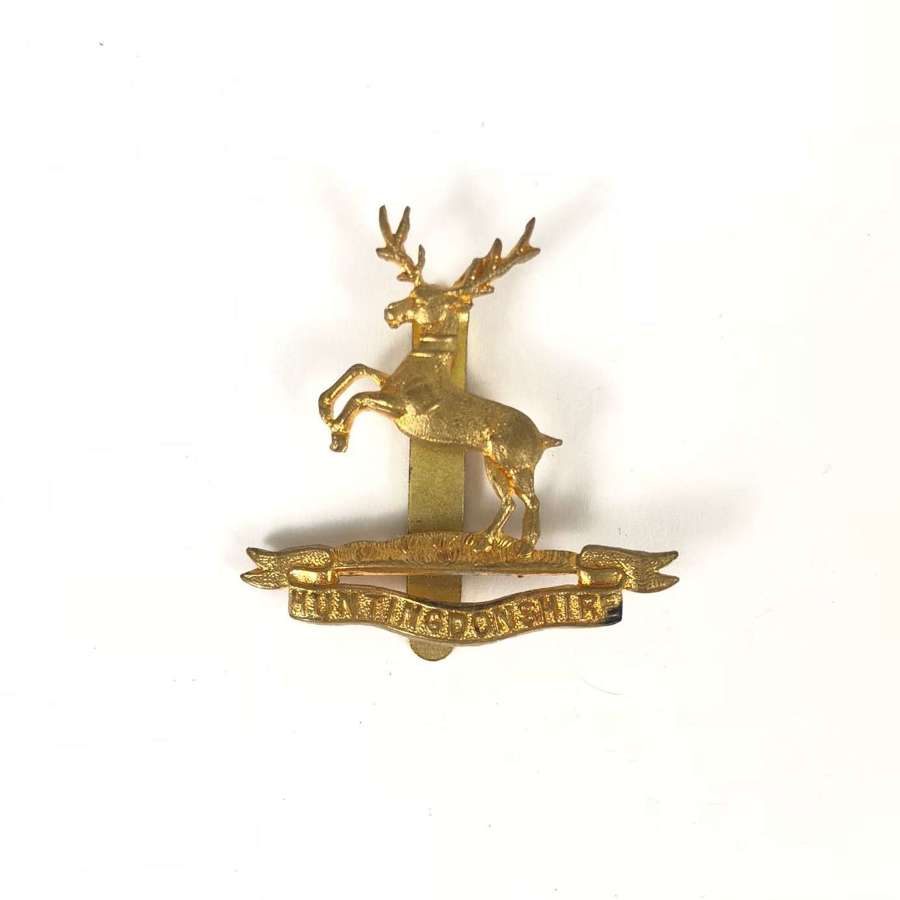 WW2 Huntingdonshire Home Guard Cap Badge.