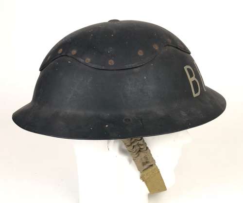 WW2 Home Front Red Cross Winchester Cromwell Helmet.