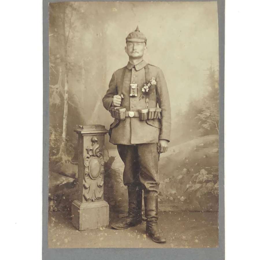 WW1 German Prussian Soldier Carte de visite. Photograph