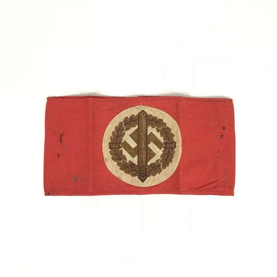 WW2 German SA Sports Armband with RZM Label.