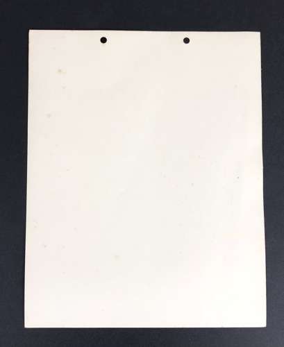 WW2 Home Front ARP Information Card Unused.