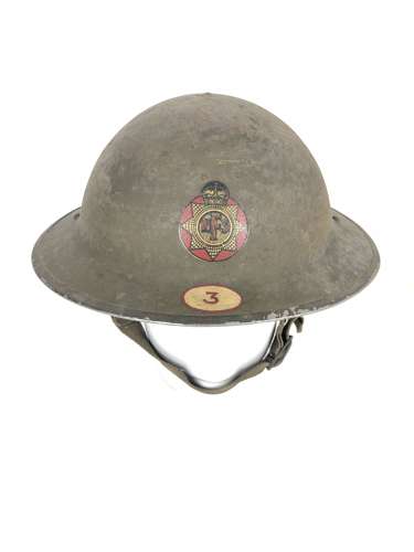 WW2 1939 National Fire Service Area 3 Rotherham Home Front Helmet