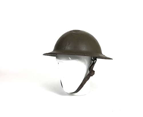 WW1 British B Pattern Brodie Steel Helmet.