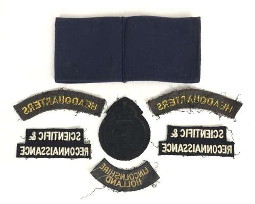 Cold War Home Front Civil Defence Lincolnshire Badges.