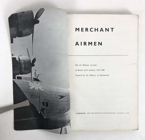 WW2 Merchant Airman 1939-1944 Official Booklet