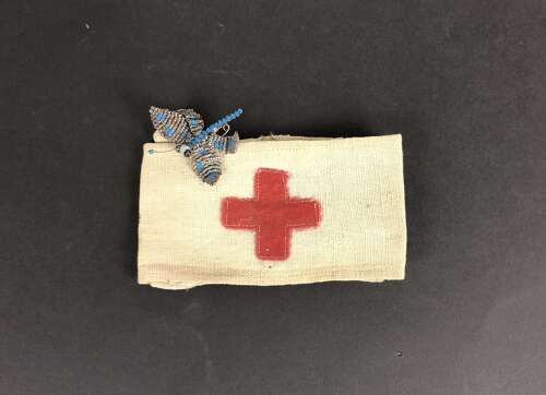 WW1 1915 Devon VAD Red Cross 1915 Armband Attributed.