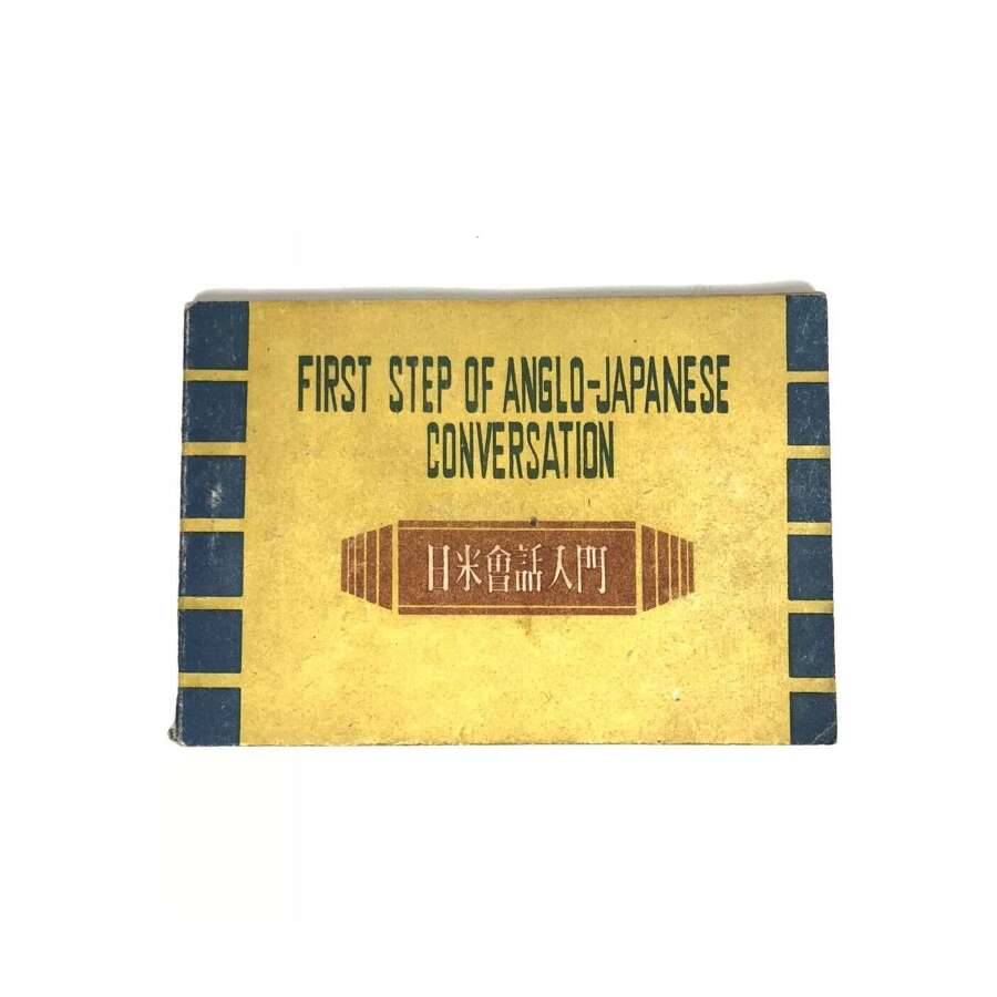 WW2 Period First Step of Anglo-Japanese Conversation.