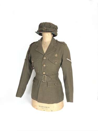WW2 1942 ATS ROAC Attributed Tunic and Cap