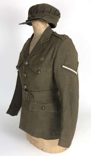 WW2 1942 ATS ROAC Attributed Tunic and Cap