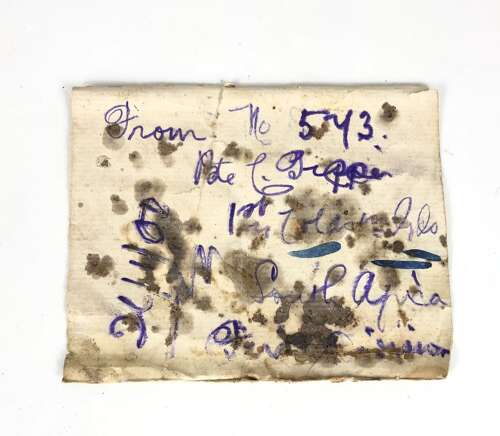 Boer War 1st Bn Coldstream Guards Chocolate Tin & Contents.