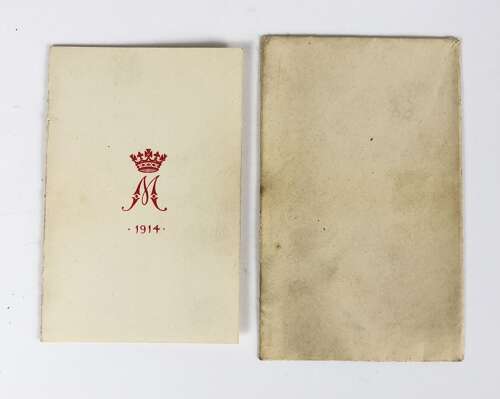 WW1 1914 Princess Mary Christmas Tin Cigarette, Tobacco with 1914 Card