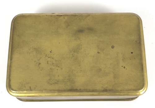 WW1 1914 Princess Mary Christmas Tin Cigarette, Tobacco with 1914 Card