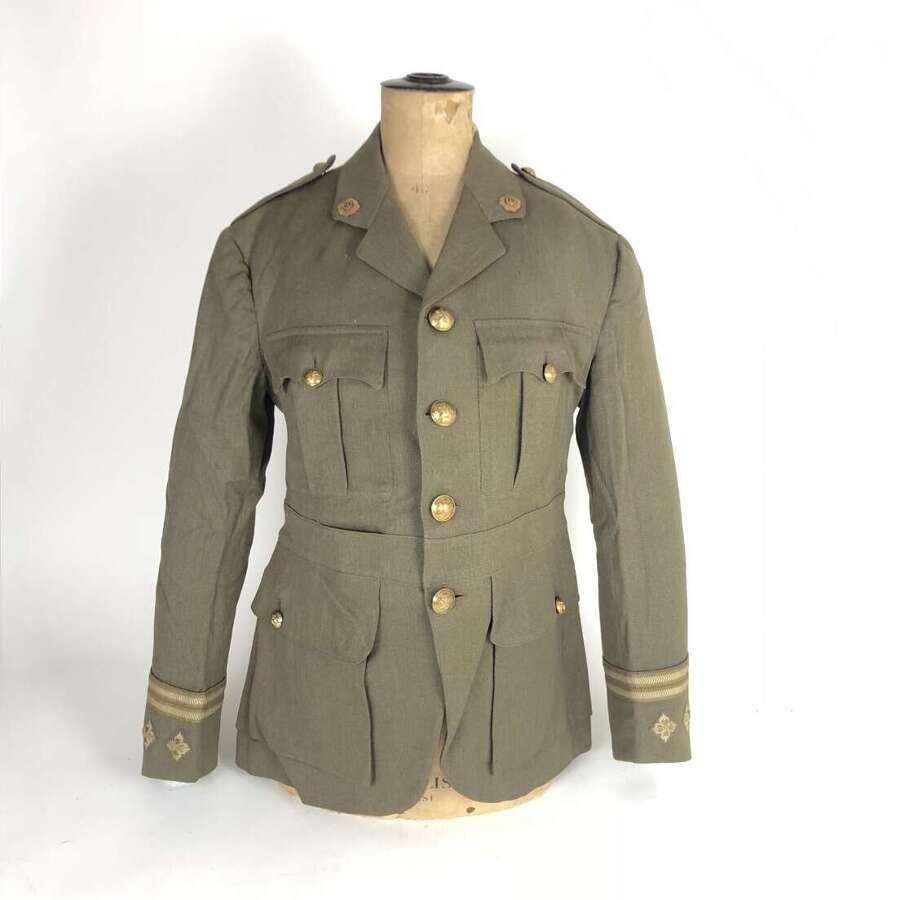 WW1 Royal Scots Officer&rsquo;s Cuff Rank Doublet Tunic.