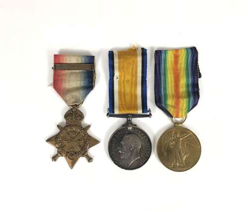 WW1 Royal Naval Division Hood Battalion Mons Star Medal Group.