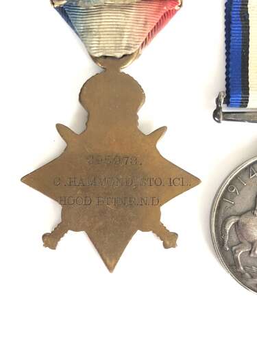 WW1 Royal Naval Division Hood Battalion Mons Star Medal Group.