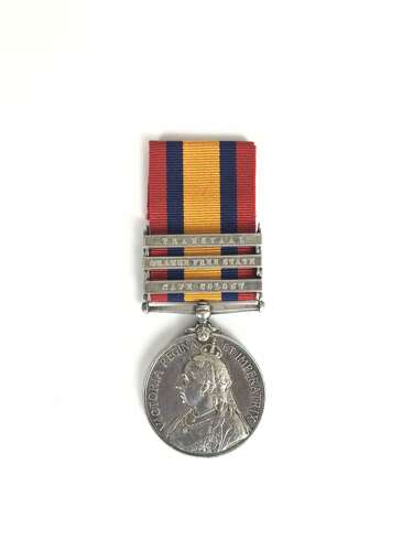 Boer War Army Ordnance Department Civilian Issue Queens South Africa Medal 