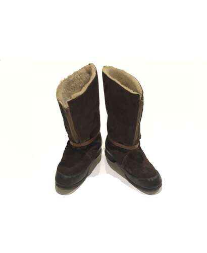 WW2 RAF 1941 Pattern Brown Suede Flying Boots *