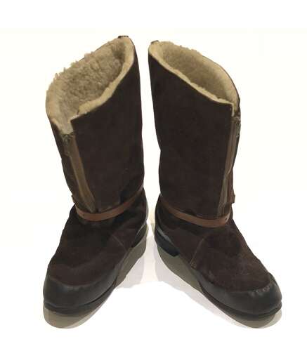 WW2 RAF 1941 Pattern Brown Suede Flying Boots *