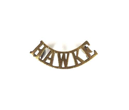 WW1 Royal Naval Division RND Hawke Shoulder Title Badge.