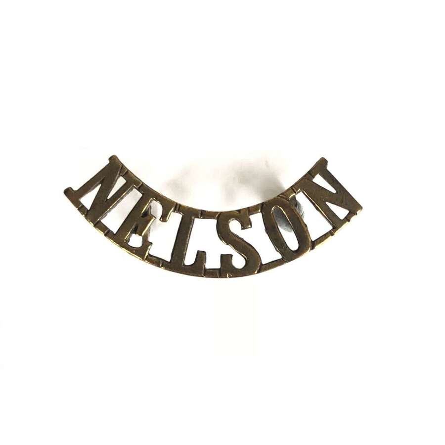 WW1 Royal Naval Division RND Nelson Shoulder Title Badge.