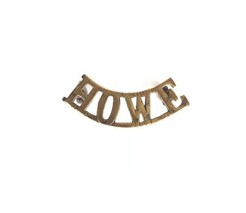 WW1 Royal Naval Division RND Howe Shoulder Title Badge.