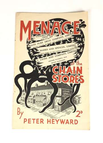 British Union of Fascists BUF Menace of the Chain Stores Original Pamphlet