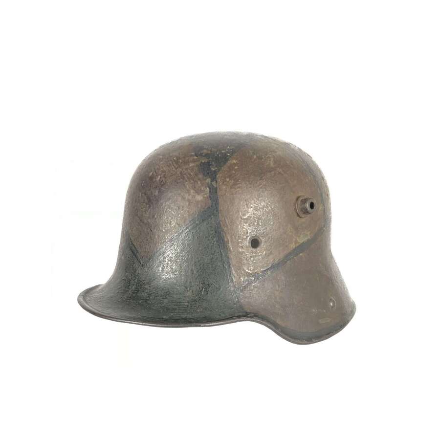 WW1 Imperial German Camouflage Steel Helmet.&nbsp;