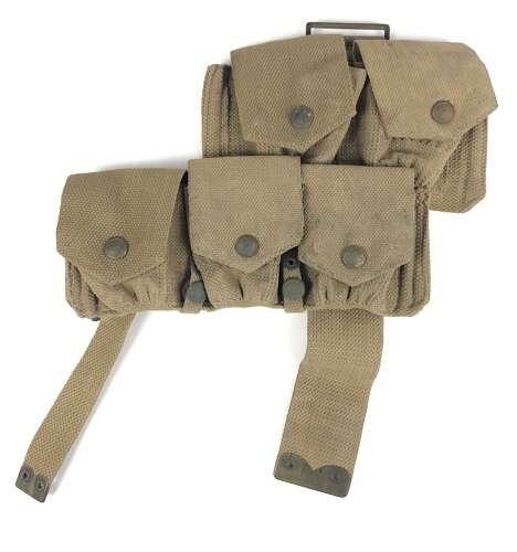 WW1 1915 & 1916 Matching Pair 1908 Ammunition Pouches.