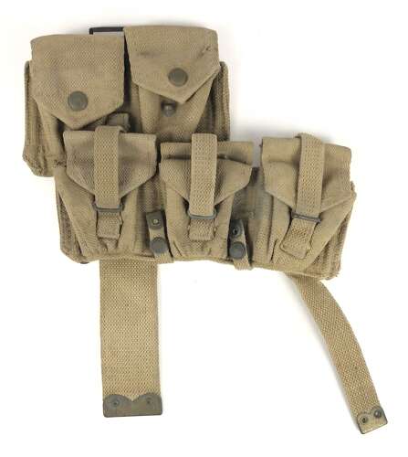 WW1 1915 & 1916 Matching Pair 1908 Ammunition Pouches.